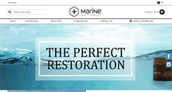 Desktop Screenshot of marine-haircare.com